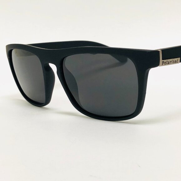 Men Sports Sunglasses Polarized Retro Black Lens Outdoor Driving‎ Light Weight - Picture 4 of 4